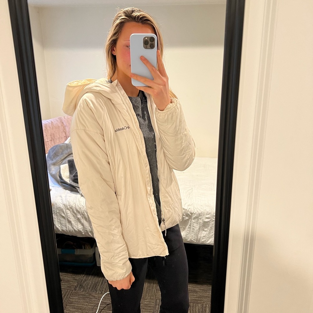 Cream Columbia coat